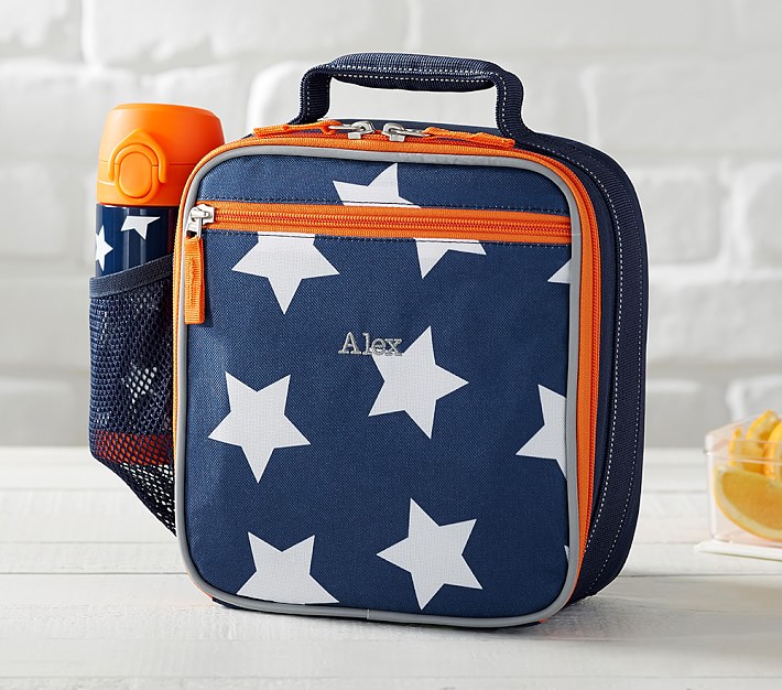 Fairfax Navy/Orange Multicolor Star Classic Lunch