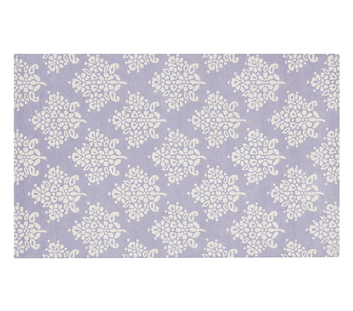 Floral Bouquet Rug - Lavender