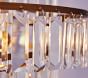 Rectangular Crystal Drop Chandelier