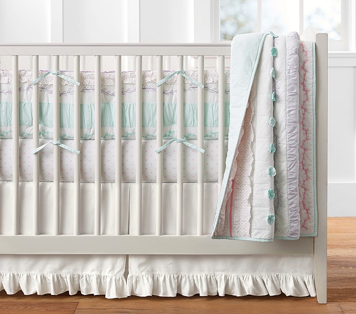 Bailey Ruffle Baby Bedding Set