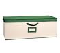 Green Contrast Border Lidded Storage