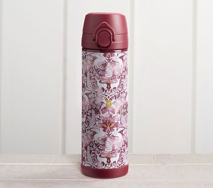 Harry Potter&#8482; Damask Water Bottle, Maroon