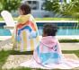 Rainbow Stripe Baby Beach Hooded Towel