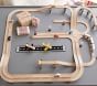 Wooden Play City Train Track Set