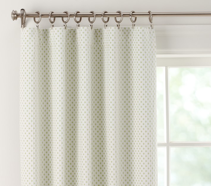 Audrey Chenille Dot Blackout Curtain