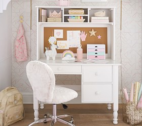 Catalina Storage Kids Desk Tall Hutch Pottery Barn Kids