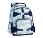 Mackenzie Light Blue Reflective Rainbow Backpacks