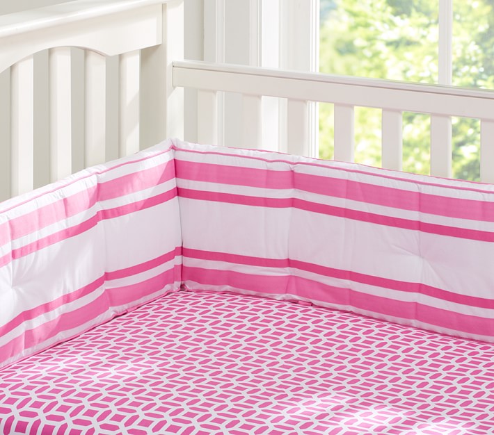 Preppy Geo Crib Sheeting