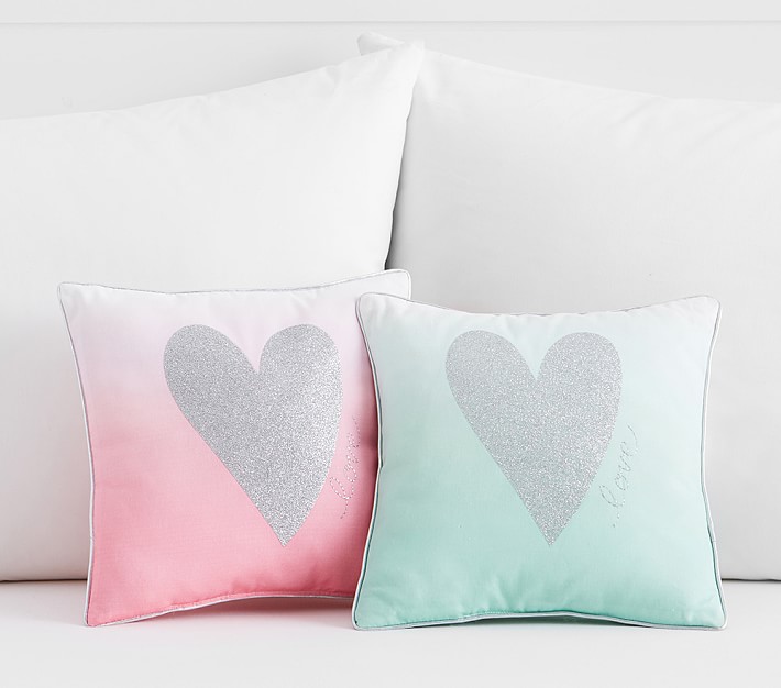 Sparkle Heart Pillows