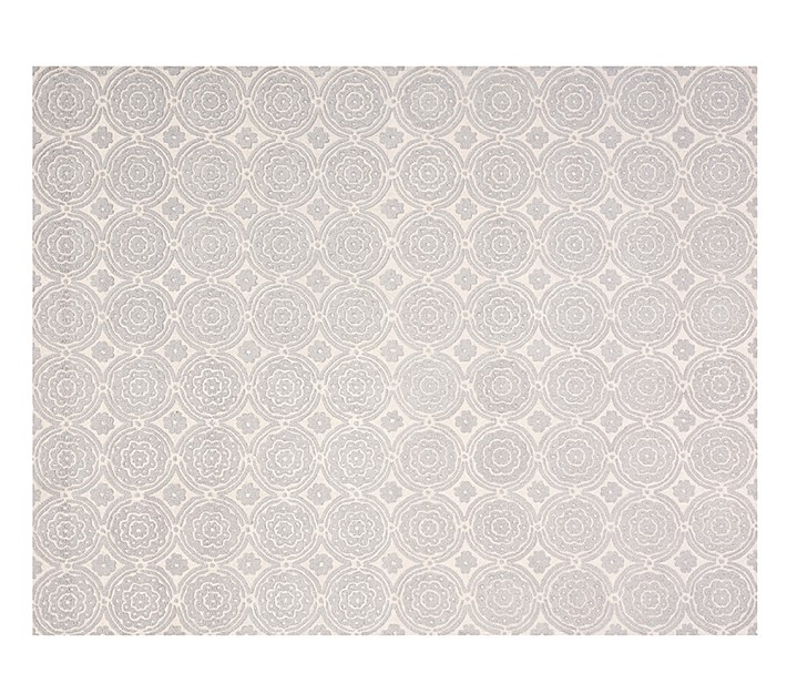 Sweet Flower Rug - Gray