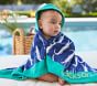 Allover Alligator Baby Beach Hooded Towel