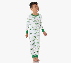 Christmas Dino Organic Cotton Pajama Set