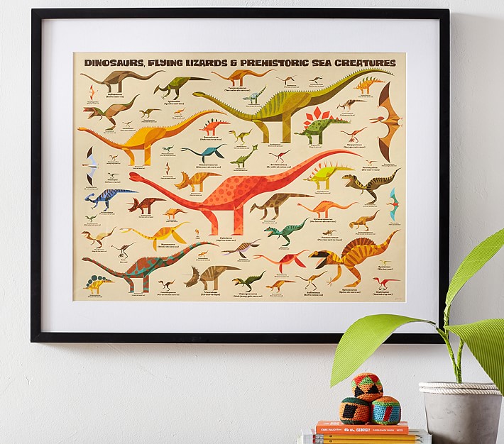 Dinosaur Framed Art