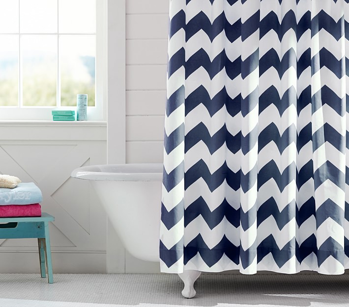 Chevron Shower Curtain