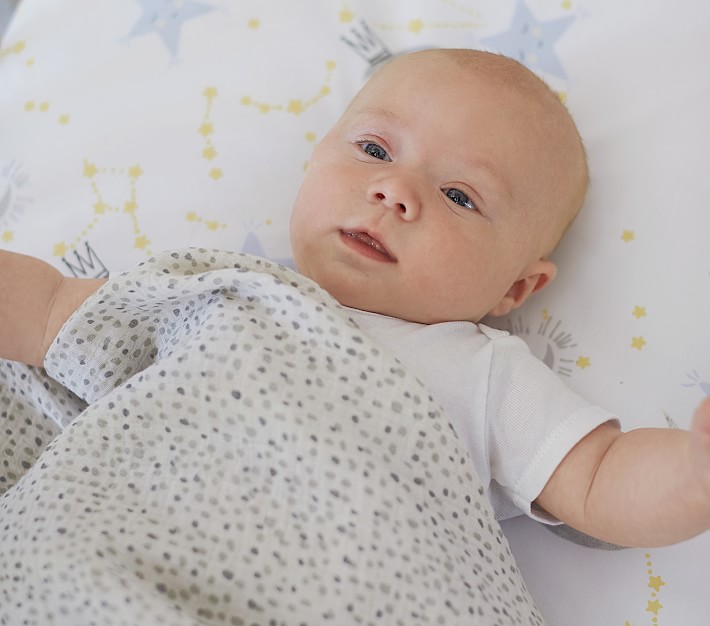 Dot Muslin Swaddle