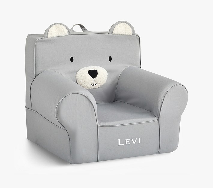 Kids Anywhere Chair&#174;, Twill Bear Slipcover Only