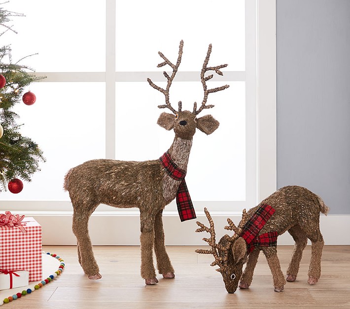 Sisal Reindeer Decor