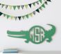 Alligator Monogram Cutout Plaque