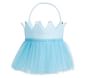 Blue Tulle Crown Treat Bag