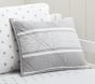 Quilted Sham, Gray