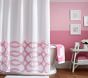 Ribbon Ruffled Shower Curtain