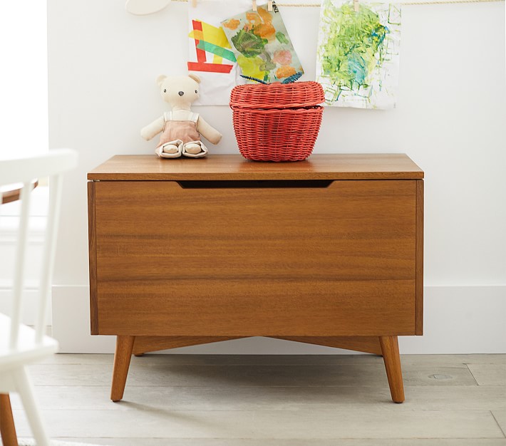 west elm x pbk Mid Century Toy Box (30&quot;)