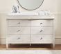 Willow 6-Drawer Dresser &amp; Topper Set (52w x 21d&quot;)