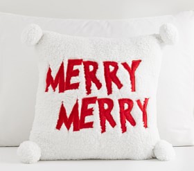 Pottery barn merry pillow best sale