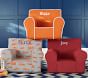 Kids Anywhere Chair&#174;, Orange with White Piping