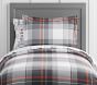 Organic Plaid Duvet Cover &amp; Shams