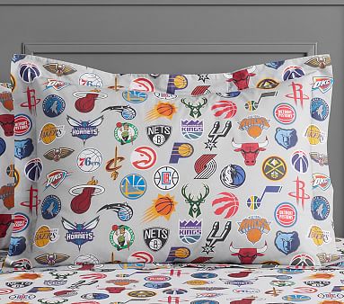 Pottery barn nba sheets hotsell