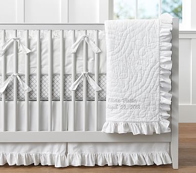 Frilly cot bedding hotsell