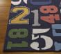 Varsity Number Rug Swatch