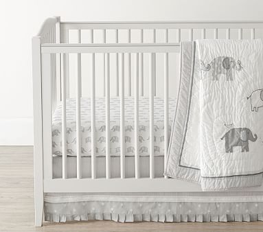 Taylor Elephant Crib Bedding Set Pottery Barn Kids