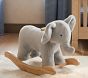 Elephant Critter Plush Nursery Rocker