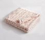 Carved Cable Sherpa Baby Blanket