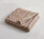 Carved Cable Sherpa Baby Blanket