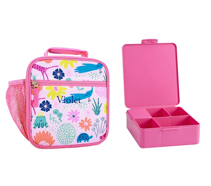 Mackenzie Pink Sasha's Garden Lunch &amp; Bento Bundle, Set of 2