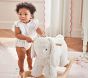 Sherpa Bunny Plush Nursery Rocker