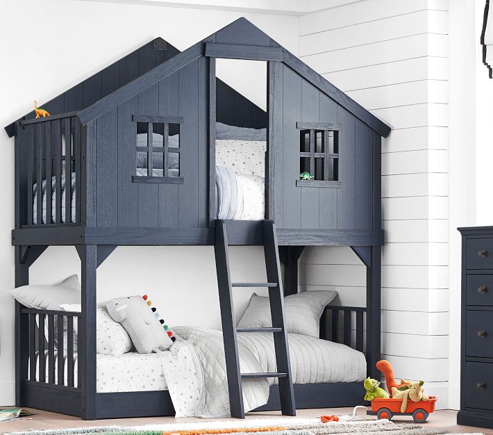 Twin treehouse loft bed discount