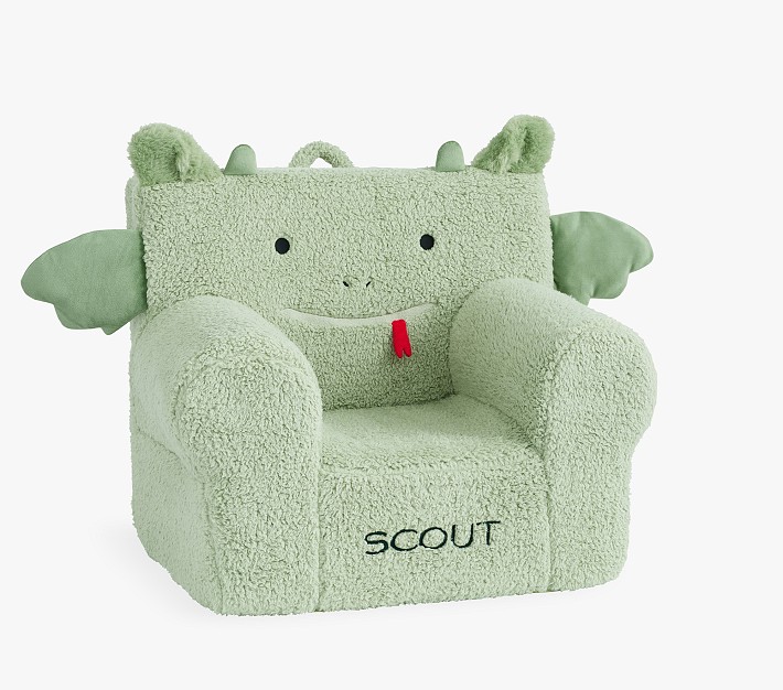 Kids Anywhere Chair&#174;, Green Sherpa Dragon