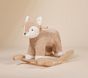 Sherpa Fox Plush Nursery Rocker