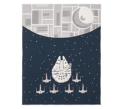 Pottery Barn Kids Star Wars deals X-Wing Tie Fighter Queen Size Quilt+2 Shams+2 Euro