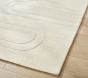 Carved Arches Natural Wool Rug