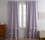 Open Box: Evelyn Linen Blend Ruffle Bottom Blackout Curtain