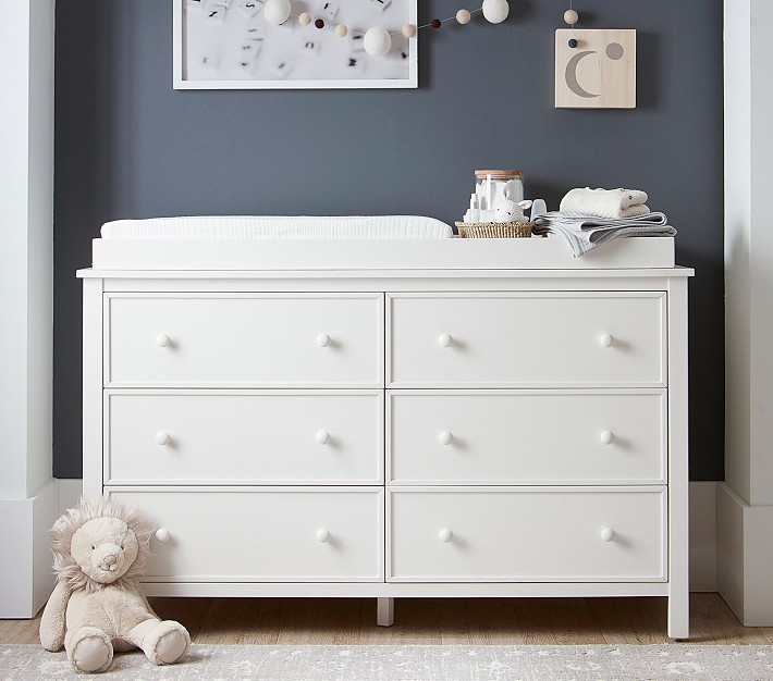 Austen 6-Drawer Dresser &amp; Topper Set (56w x 19d&quot;)