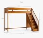 west elm x pbk Mid-Century Stair Loft Bed