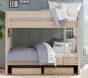 Costa Upholstered Twin-Over-Twin Bunk Bed