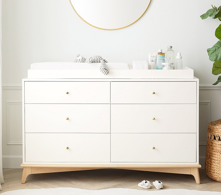 Sydney 6 Drawer Dresser Topper Set 56w x 19d