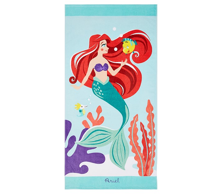 Disney Princess Ariel Kid Beach Towel Pottery Barn Kids